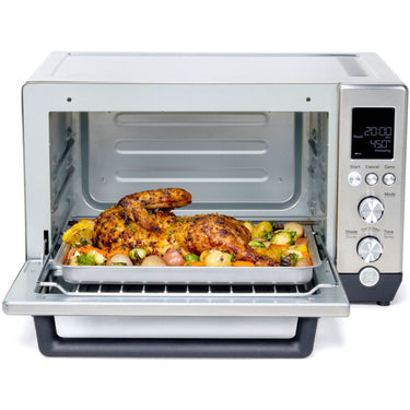 GE Quartz Convection Toaster Oven, Stainless Steel (Refurbished)