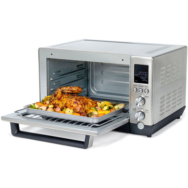 GE Quartz Convection Toaster Oven, Stainless Steel (Refurbished)
