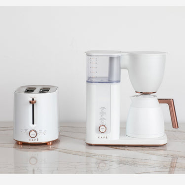 Cafe Specialty Drip Coffee Maker: SCA Certified, 10-Cup - Matte White (Refurbished)