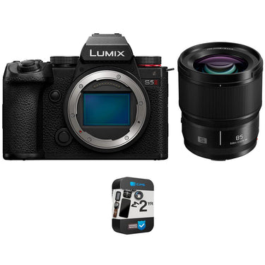 Panasonic Lumix S5II Mirrorless Camera + 85mm F1.8 Lens + 2 Year Warranty Bundle