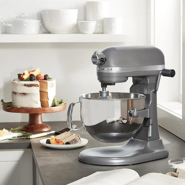 KitchenAid Professional 600 Series 6 Quart Bowl-Lift Stand Mixer- Silver - Open Box