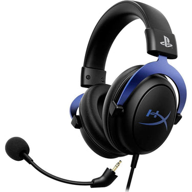 HyperX Cloud Wired Gaming Headset for PS5/PS4, Black/Blue - 4P5H9AA#ABL - Open Box