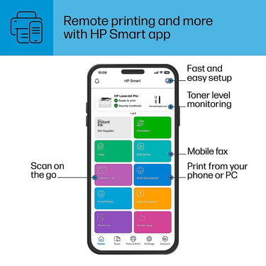 Hewlett Packard LaserJet Pro 4001dn Black and White Printer (2Z600F#BGJ) - Open Box