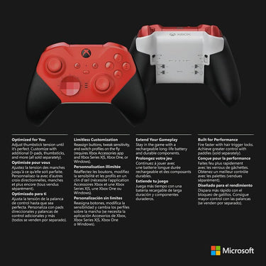 Microsoft Xbox Elite Wireless Controller Series 2, Red - Open Box