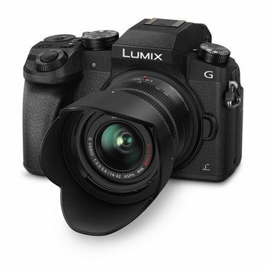 Panasonic LUMIX G7 4K UHD DSLM Camera with 14-42 / 45150mm Lenses + 64GB Dual Bundle