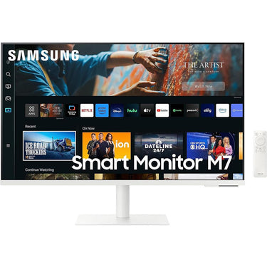 Samsung 32-Inch UHD Smart Computer Monitor with Streaming TV + 2 Year Warranty
