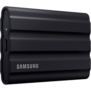 Samsung 4TB Portable SSD T7 Shield USB 3.2; Black; MU-PE4T0S/AM w/ Accessory Bundle