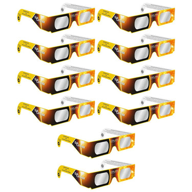 Explore Scientific Sun Catcher Solar Eclipse Glasses - Certified Safe (10 Pack)