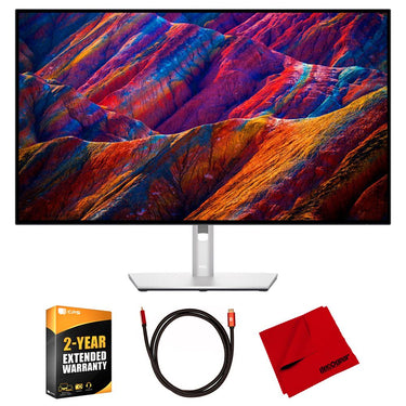 Dell U3223QE UltraSharp 32" 4K USB-C Hub Monitor w/ Accessories + Warranty Bundle