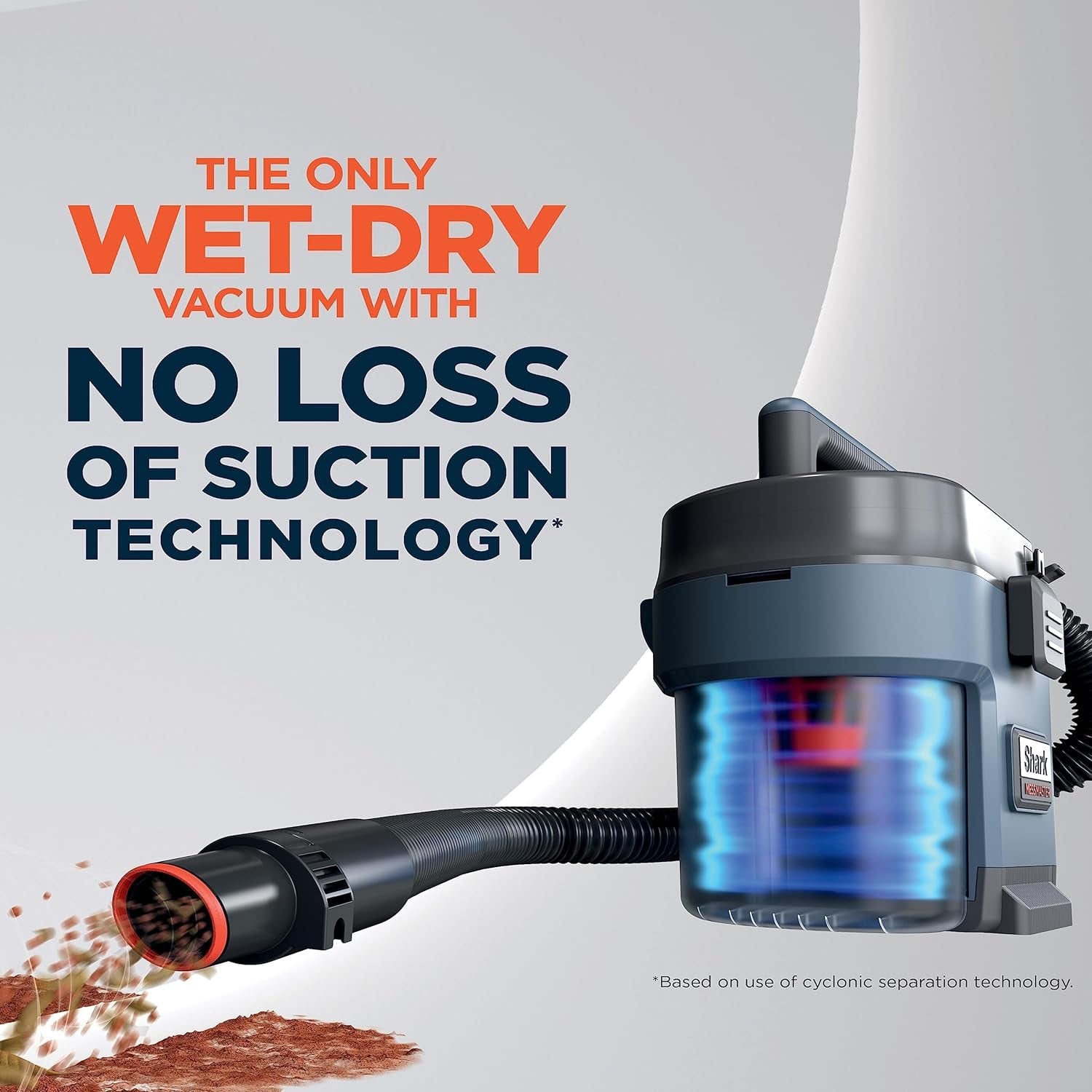 Shark MessMaster 1 Gallon Portable Wet/Dry Vacuum Great for Pets, Cars - Refurbished — view 2