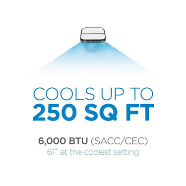 Black and Decker 10,000 BTU Portable Air Conditioner with Remote Control, White