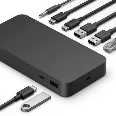 Microsoft Surface Thunderbolt Dock, Docking Station with 2 Year Warranty Bundle