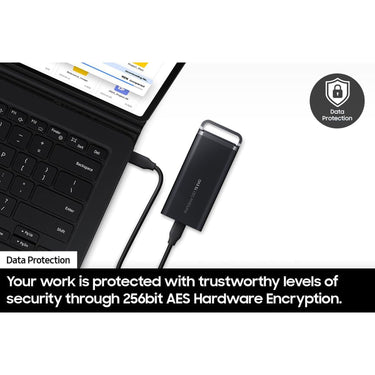 Samsung Portable SSD T5 EVO USB 3.2 8TB (Black): Fast, Durable & Extensive Compatibility