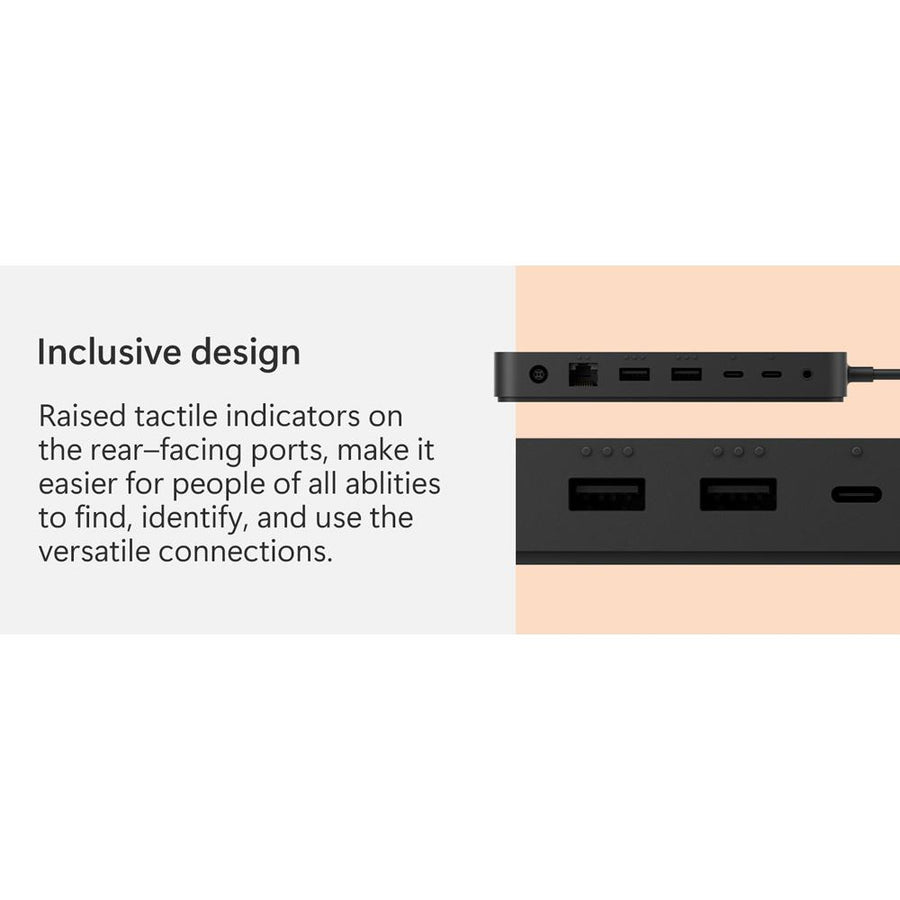 Microsoft Surface Thunderbolt Dock High-Speed Docking Station w/ Accessories Bundle