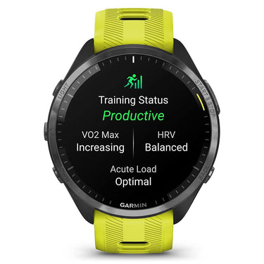 Garmin Forerunner 965 Running Smartwatch Amp Yellow and Black + 2 Year Warranty