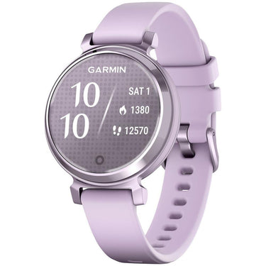 Garmin Lily 2 Smartwatch Metallic Lilac w/ Lilac Silicone Band + 2 Year Warranty