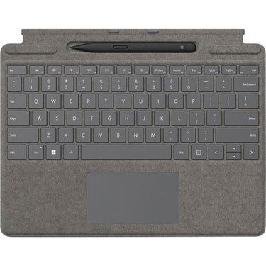 Microsoft Surface Pro Signature Keyboard with Surface Slim Pen 2; Platinum - Open Box