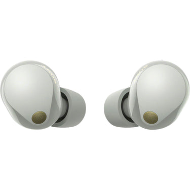 Sony WF-1000XM5 Noise Canceling Wireless Earbuds (Silver) Bundle with 2 YR Warranty