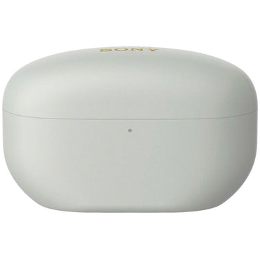 Sony Noise Canceling Truly Wireless Earbuds, Silver + Accessories + Warranty Bundle