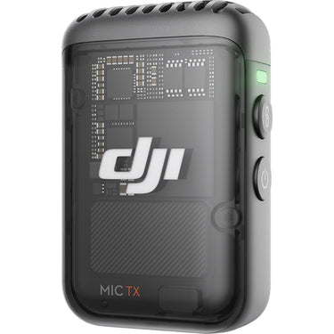 DJI Mic 2 Transmitter Shadow Black Wireless Microphone Noise Cancelling Open Box