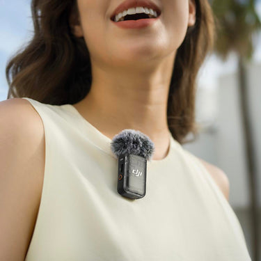 DJI Mic 2 Transmitter Shadow Black Wireless Microphone Noise Cancelling Open Box