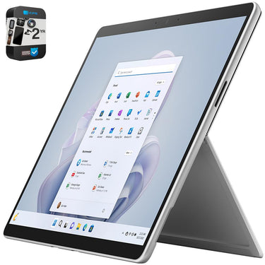 Microsoft Surface Pro 9 13" Tablet Intel i7, 16/512GB, Platinum w/ 2 Year Warranty Bundle