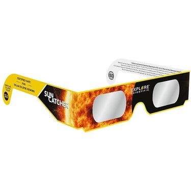 Explore Scientific Sun Catcher Solar Eclipse Glasses 5 Pack - Certified Safe for Eclipse Viewing