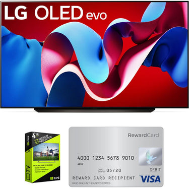 LG 83" Class OLED evo C4 Series Smart TV 4K 2024 + 4 Yr Warranty+$300 Gift Card