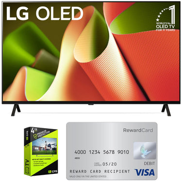 LG 55" Class OLED B4 Series Smart TV 4K 2024 + 4 Yr Warranty + $25 Gift Card