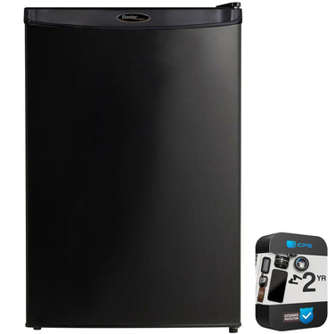 Danby Designer 4.4 cu. ft. Compact Fridge, Black + 2 Year CPS Protection Pack