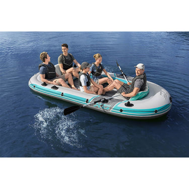 Bestway Hydro-Force Adventure Elite X5 Inflatable Raft Set 11'11 Great for Ponds & Lakes