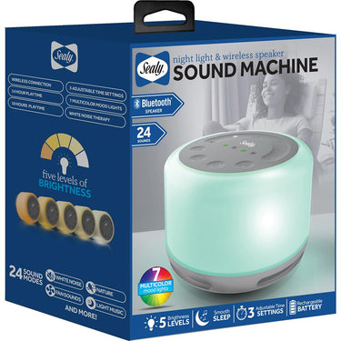 Sealy Bluetooth Sleep Speaker with Adjustable Mood Lighting - Teal - Open Box
