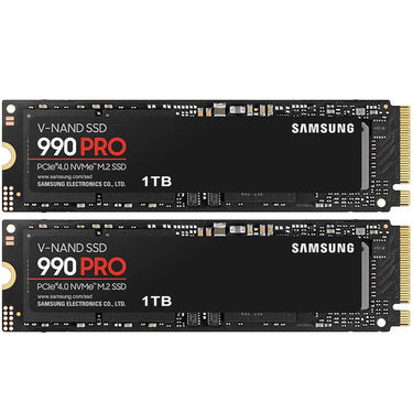 Samsung 990 PRO PCIe 4.0 NVMe SSD 1TB 2 Pack