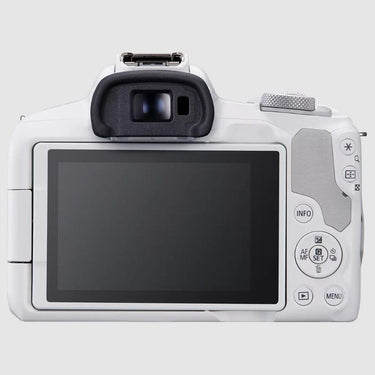 Canon EOS R50 Mirrorless Camera White + 18-45mm IS STM Lens Kit Essential Bundle