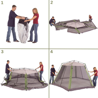 Coleman Skylodge Screened Canopy Tent Instant Setup Portable Screen Shelter, 15x13 ft