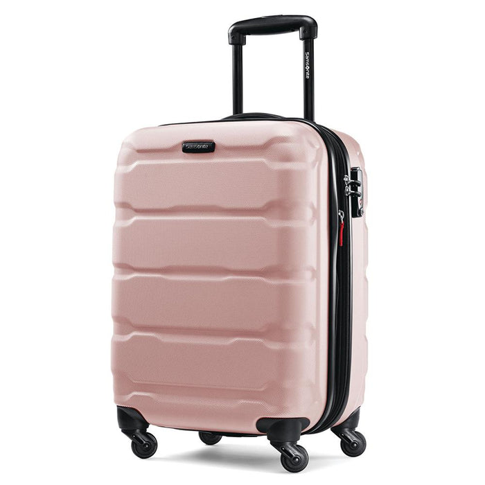 Samsonite Omni Hardside Luggage 20" Spinner Pink with 10pc Accessory Kit