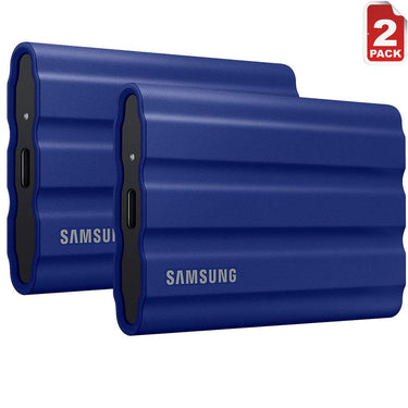 Samsung MU-PE2T0R/AM T7 Shield Portable SSD 2TB 2022 - Blue (2-Pack)