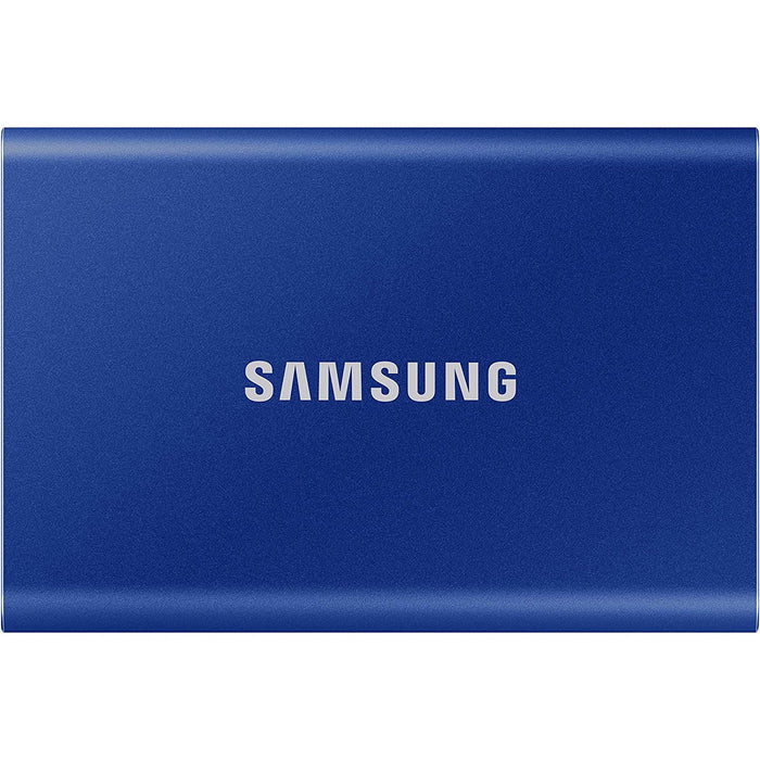 Samsung MU-PC2T0H T7 2TB Portable SSD, USB 3.2 Gen2, Blue (2-Pack)