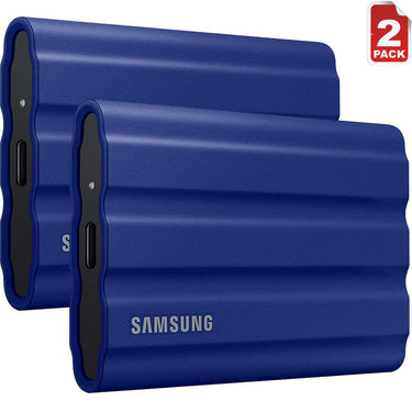 Samsung MU-PE1T0R/AM T7 Shield Portable SSD 1TB 2022 - Blue (2-Pack)