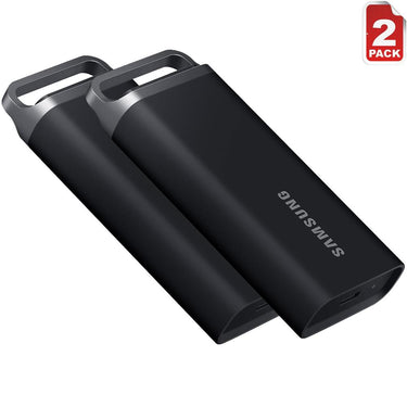 Samsung Portable SSD T5 EVO USB 3.2 2TB (Black) - (2-Pack)