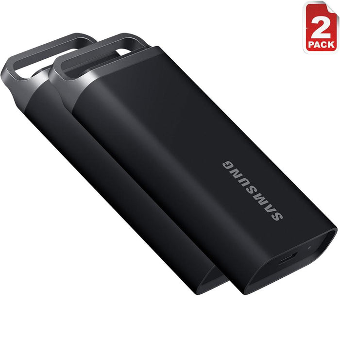 Samsung Portable SSD T5 EVO USB 3.2 4TB (Black) - (2-Pack)