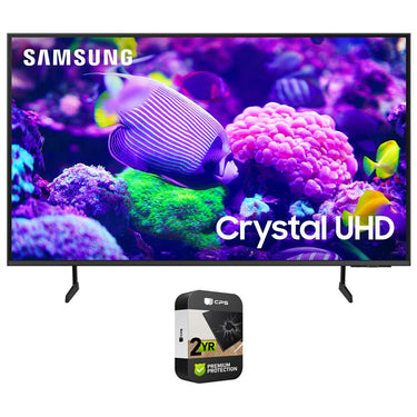 Samsung DU7200 60 Inch Crystal 4K UHD Smart TV (2024) w/ 2 YR Warranty Bundle