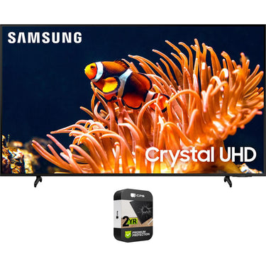 Samsung 75" DU8000 Crystal UHD LED 4K Smart TV (2024) w/ 2 YR Warranty Bundle