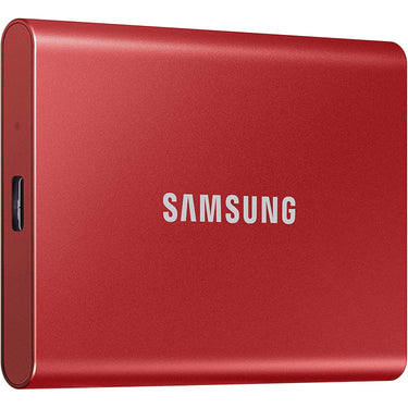 Samsung MU-PC1T0R T7 1TB Portable SSD, USB 3.2 Gen2 + Converter Adapter + Case