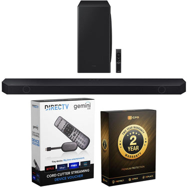 Samsung HW-Q800D Q-series Wireless Soundbar (2024) with Redeemable DIRECTV Gemini Air