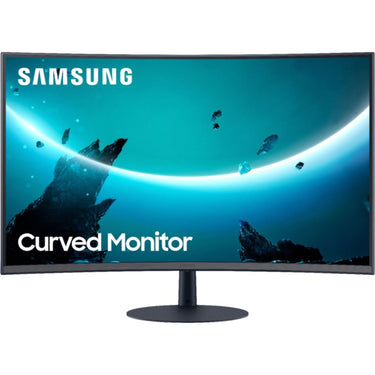 Samsung T55 Series 27" LED 1000R Curved FHD FreeSync Monitor with Speakers - Refurbished
