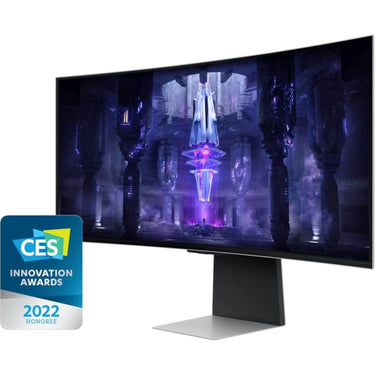 Samsung 34" G85SB OLED Ultra WQHD 175Hz Curved Smart Gaming Monitor - Refurbished
