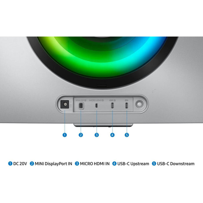 Samsung 34" G85SB OLED Ultra WQHD 175Hz Curved Smart Gaming Monitor - Refurbished