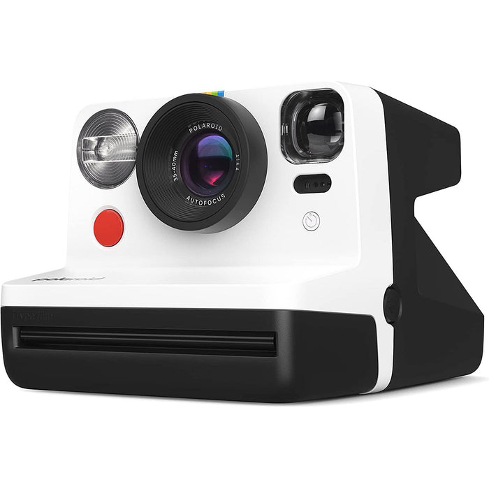 Polaroid Originals Now 2nd Generation i-Type Instant Film Camera - Black and White (9072), Open Box