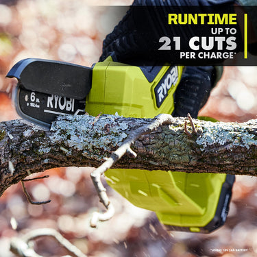 WORX 18V P25013 Brushless 6 in. Compact Pruning Mini Chainsaw